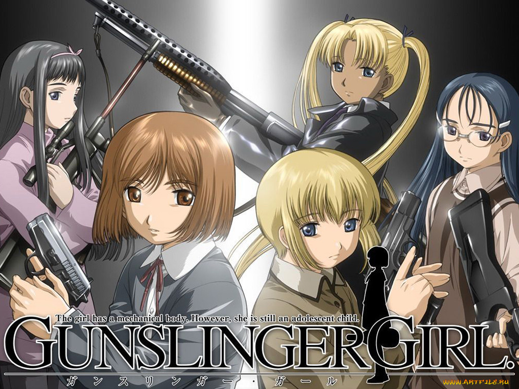 , gun, slinger, girl